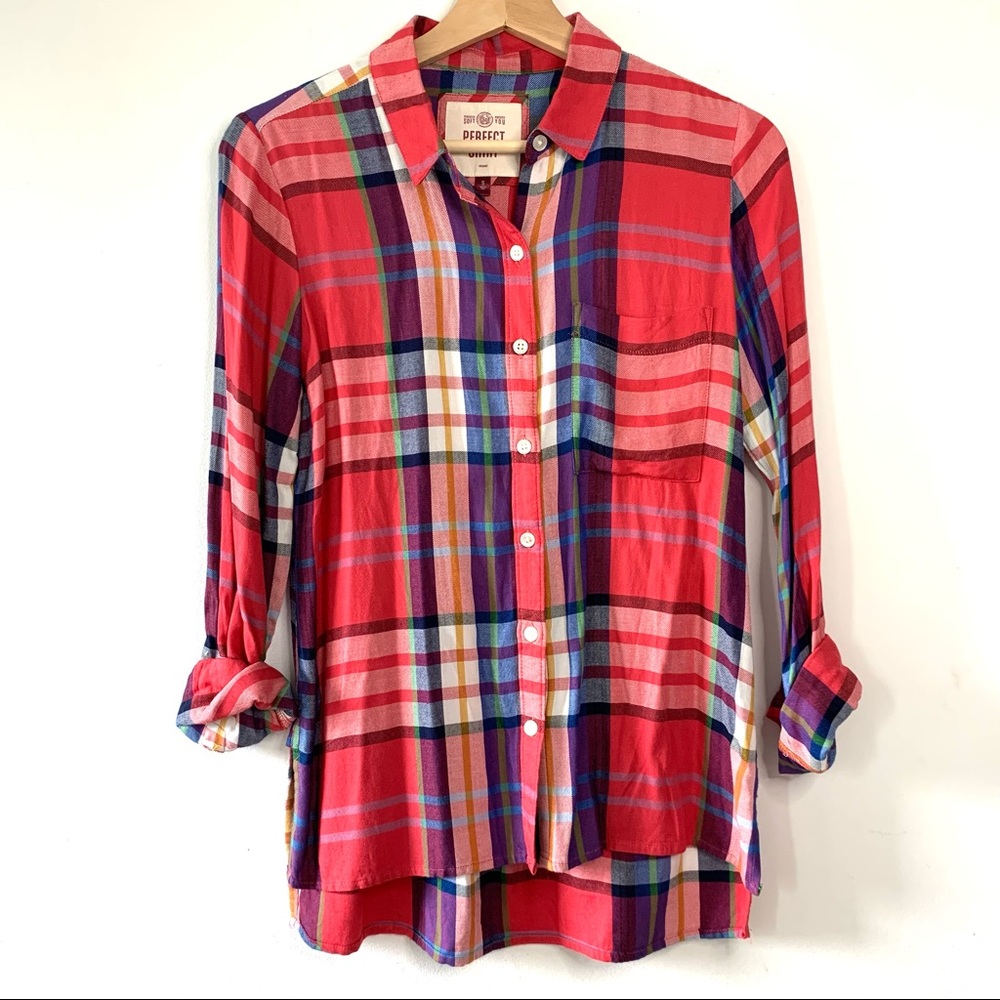 Plaid Button Down